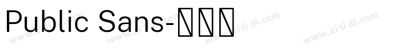Public Sans字体转换